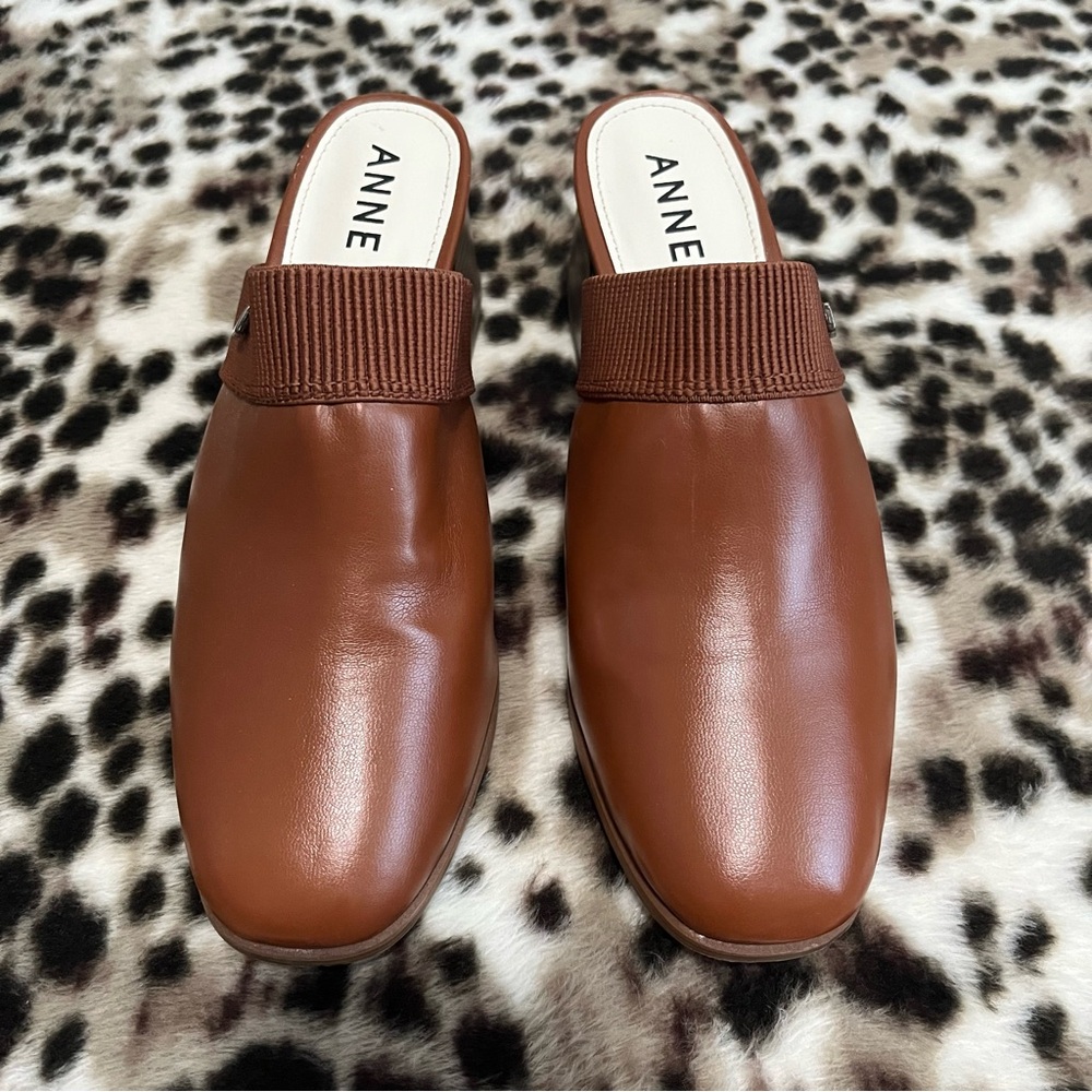 Anne Klein size 7.5 women’s slip on wedge mules - Picture 2 of 13